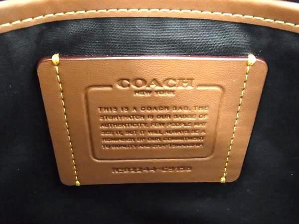 1円 ■美品■ COACH コーチ C9158 シグネチャー キャンバス×レザー ショルダーバッグ メッセンジャーバッグ 斜め掛け グレー系 AW3978_画像6