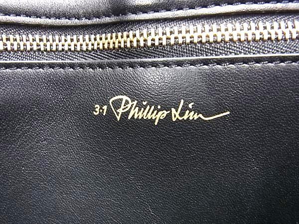 1円 3.1 Phillip Lim フィリップ リム レザー クロスボディ ショルダーバッグ 肩掛け 斜め掛け レディース ボルドー系×ブラック系 FA2040_画像6