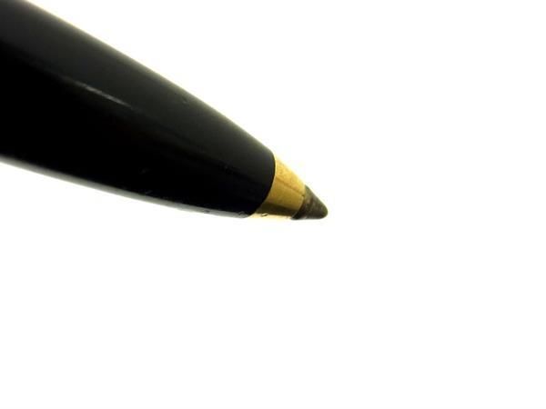 1円 MONT BLANC モンブラン ノック式 ボールペン 文房具 筆記用具 ステーショナリー ブラック系×ゴールド系 AX5067_画像3