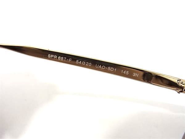 1円 ■美品■ PRADA プラダ UAO-5D1 サングラス メガネ 眼鏡 レディース ブラウン系×ゴールド系 FA2532_画像3