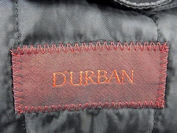 1円 DURBAN ポリエステル100％ ライナー付き コート アウター 上着 表記サイズLL 洋服 メンズ ブラック系 AS9470_画像4