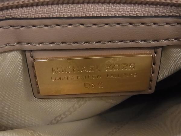 1円 ■極美品■ MICHAEL KORS マイケルコース レザー スタッズ 2WAY ハンドバッグ ショルダーバッグ 斜め掛けかばん ピンク系 FC1304の画像6