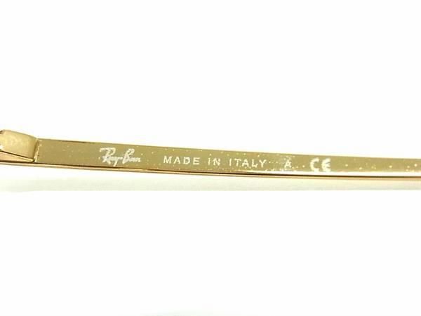 1円 ■極美品■ Ray-Ban レイバン 3574-N 001/X0 サングラス メガネ 眼鏡 メンズ ブラック系×ゴールド系 FC1929_画像4