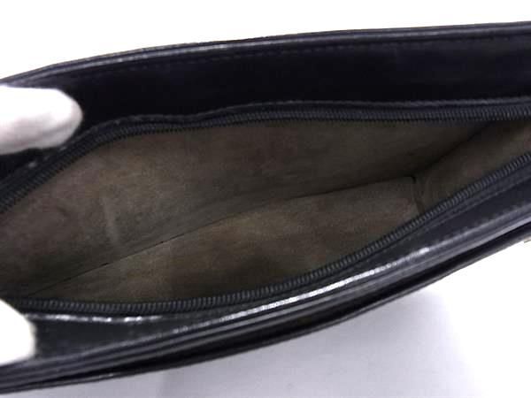 1円 ■美品■ dunhill ダンヒル レザー セカンドバッグ クラッチバッグ メンズ ブラック系 BK0615_画像5