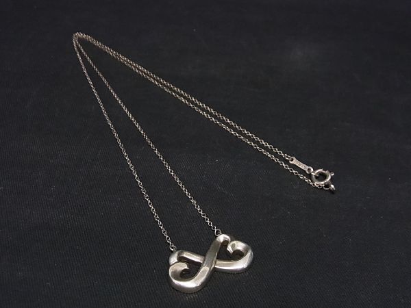 1円 TIFFANY＆Co ティファニー パロマピカソ SV925 ネックレス ペンダント アクセサリー レディース シルバー系 AR3735_画像1