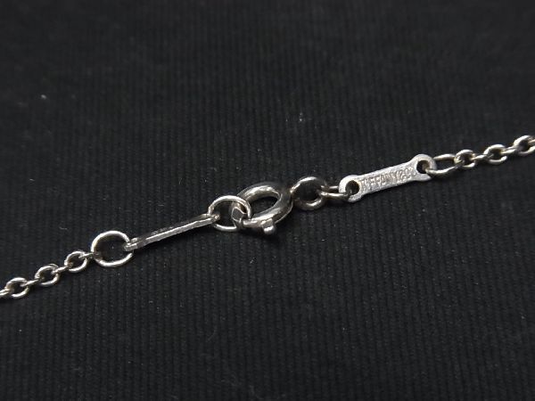 1円 ■美品■ TIFFANY＆Co ティファニー エルサペレッティ オープンハート SV925 ネックレス アクセサリー レディース シルバー系 AR6378_画像3