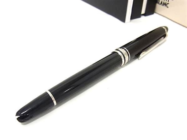 1円 MONT BLANC モンブラン マイスターシュテュック キャップ式 ボールペン 文房具 筆記用具 ステーショナリー ブラック系 AV7902_画像1