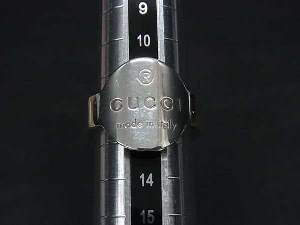 1円 ■美品■ GUCCI グッチ SV925 リング 指輪 アクセサリー 表記サイズ 12 (約12号) メンズ レディース シルバー系 AV8585の画像3