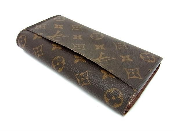 1円 LOUIS VUITTON ルイヴィトン M60531 モノグラム ポルトフォイユ サラ 二つ折り 長財布 ウォレット ブラウン系 FA2391_画像2