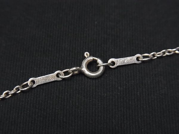 1円 ■美品■ TIFFANY＆Co ティファニー エルサペレッティ オープンハート SV925 ネックレス ペンダント アクセサリー シルバー系 AQ5035の画像3