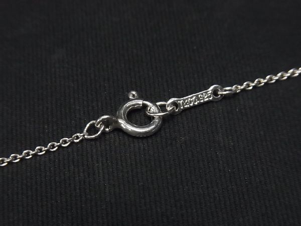 1円 ■新品同様■ TIFFANY＆Co ティファニー エルサペレッティ スモールクロス SV925 ネックレス アクセサリー シルバー系 AR6076_画像3