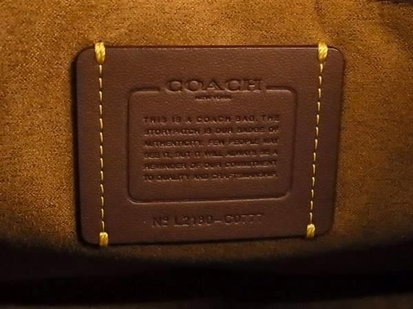 1円 ■美品■ COACH コーチ C0777 レザー 2WAY ハンドバッグ ショルダー 肩掛け レディース アイボリー系×ブラウン系 AV7302_画像6