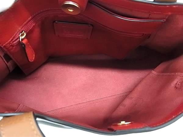 1円 ■極美品■ COACH コーチ C4062 ホースアンドキャリッジ レザー ハンドバッグ トート ショルダー レディース ブラック系 DA8244_画像5