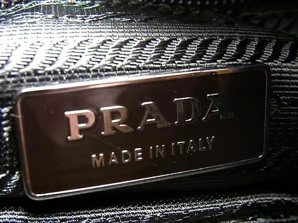 1円 ■美品■ PRADA プラダ B11267 ツイード×レザー ハンドバッグ トート レディース ブラウン系×グリーン系×ホワイト系 CB1857_画像6