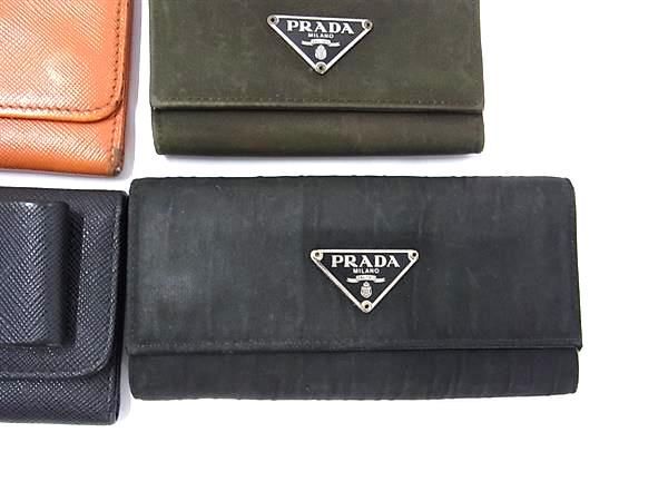 1円 PRADA プラダ テスートナイロン サフィアーノレザー キーケース 鍵入れ 9点セット まとめ売り DA6655_画像5