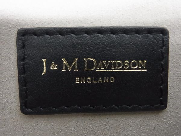 1円 ■新品■未使用■ J&M Davidson ジェイ&エムデヴィッドソン レザー ハンドバッグ トートバッグ レディース ブラック系 AR5374の画像10