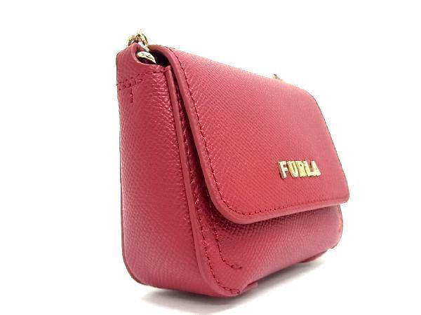 1円 ■新品■未使用■ FURLA フルラ レザー 2WAY クロスボディ ショルダーバッグ ハンドバッグ 斜め掛けかばん レディース レッド系 AR5493_画像2