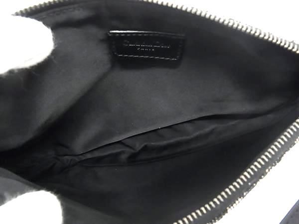 1円 ■極美品■ ChristianDior クリスチャンディオール サドル トロッター キャンバス ハンドバッグ ショルダーバッグ ブラック系 AZ0535_画像5