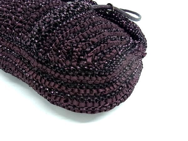 1 jpy # new goods # unused # ANTEPRIMA Anteprima PVC wire × ribbon tote bag handbag lady's wine red series AR1268