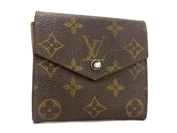 1円 LOUIS VUITTON ルイヴィトン M61660 モノグラム ポルトモネビエ カルトクレディ 三つ折り 財布 ウォレット ブラウン系 BF7032の画像1