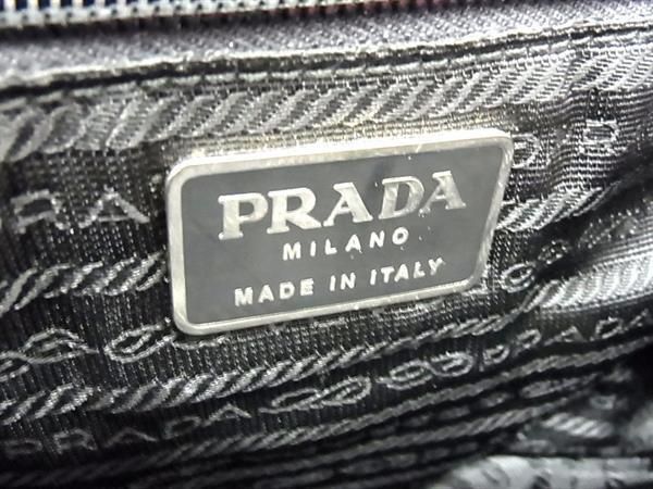 1円 ■美品■ PRADA プラダ レザー ワンハンドル ハンドバッグ レディース レッド系 BJ1900_画像6