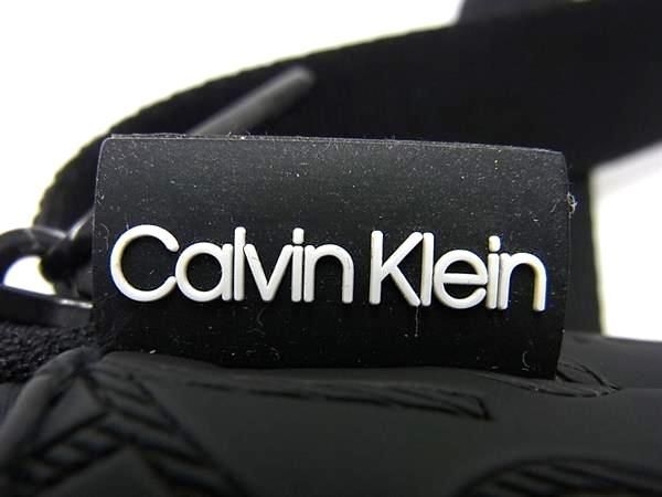 1円 ■美品■ Calvin Klein カルバンクライン ナイロン クロスボディ ワンショルダーバッグ メンズ ブラック系 FC0462_画像6