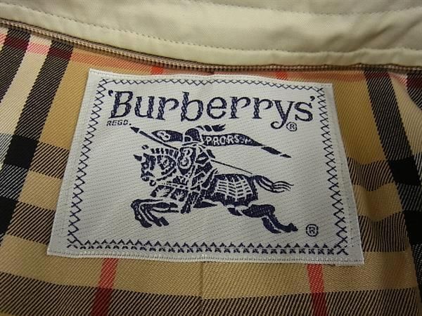 1円 Burberrys バーバリーズ コットン100% トレンチコート ロングコート アウター 上着 表記サイズ 7AR 洋服 ベージュ系 CD1753の画像4