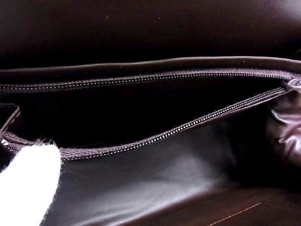 1円 ■極上■本物■ タートルスキン 亀革 ハンドバッグ トートバッグ 手提げかばん レディース ブラウン系 BC9363yZの画像9