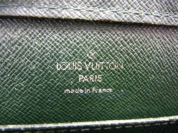 1円 LOUIS VUITTON ルイヴィトン M30184 タイガ バイカル セカンドバック クラッチバック エピセア グリーン系 AX5924_画像6