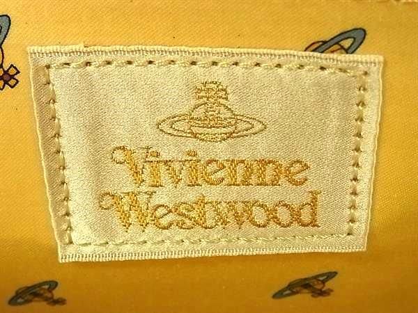 1円 ■美品■ Vivienne Westwood ヴィヴィアンウエストウッド オーブ レザー ハンドバッグ トート レディース メンズ ブラック系 AX5971_画像6