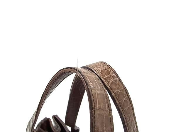 1 иен # первоклассный # подлинный товар # превосходный товар # крокодил ручная сумочка большая сумка женский оттенок коричневого BF6408