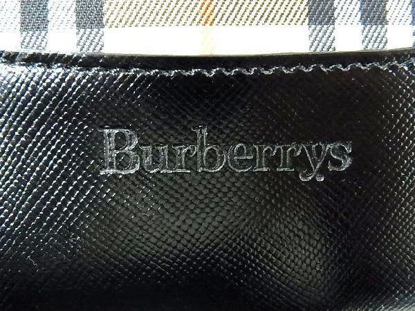 1円 ■新品■未使用■ Burberrys バーバリーズ ノバチェック キャンバス トート ショルダーバッグ 肩掛け ブラウン系×ブラック系 AP8414_画像9