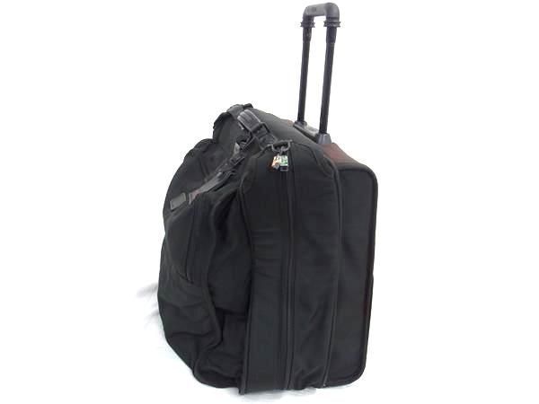 1 jpy TUMI Tumi canvas 2 wheel carry bag Carry case suitcase traveling bag men's lady's black group BJ1938