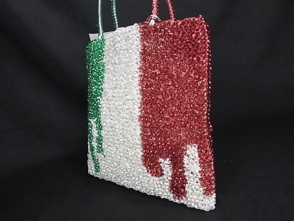 1 jpy # new goods # unused # ANTEPRIMA Anteprima wire bag PVC wire Italy handbag tote bag red group AS0799