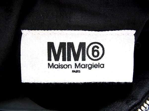 1円 ■新品■未使用■ MM6 Maison エムエムシックス メゾン マルジェラ コインケース付き ショルダーバッグ ブラック系 AQ4634_画像9