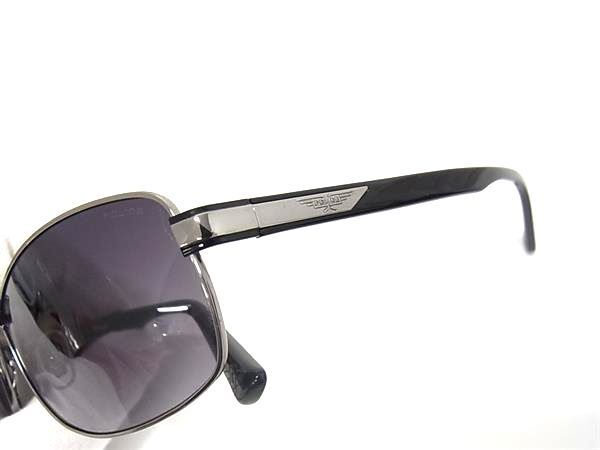 1 иен # превосходный товар # POLICE Police SPLC57J солнцезащитные очки очки очки мужской женский оттенок серебра × оттенок черного AV9877