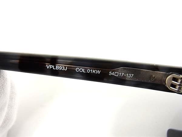 1円 ■美品■ POLICE ポリス VPLB93J サングラス メガネ 眼鏡 レディース メンズ ブラック系 AV9554_画像3