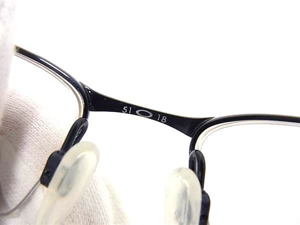 1円 OAKLEY オークリー OX5113-0451 度入り 眼鏡 メガネ レディース メンズ ネイビー系 AV9872_画像4