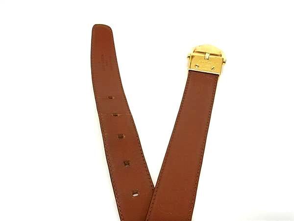 1円 LOUIS VUITTON ルイヴィトン R15003 エピ サンチュール クラシック ゴールド金具 ベルト ケニアブラウン FC1084_画像3