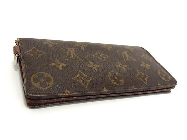 1円 LOUIS VUITTON ルイヴィトン M58008 モノグラム ポルトフォイユ アコルディオン 二つ折り 長財布 ウォレット ブラウン系 AW4325_画像2