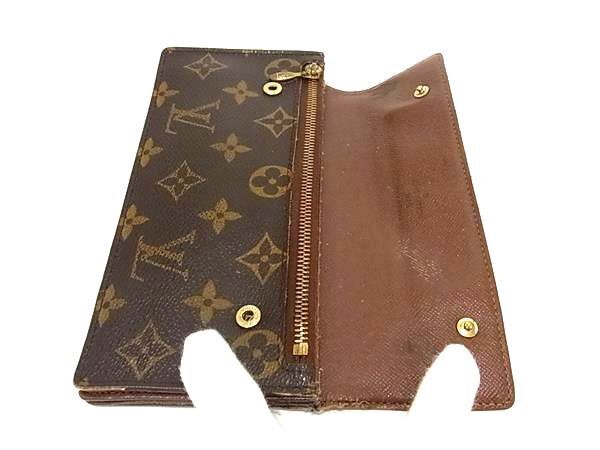 1円 LOUIS VUITTON ルイヴィトン M58008 モノグラム ポルトフォイユ アコルディオン 二つ折り 長財布 ウォレット ブラウン系 AW4325_画像3