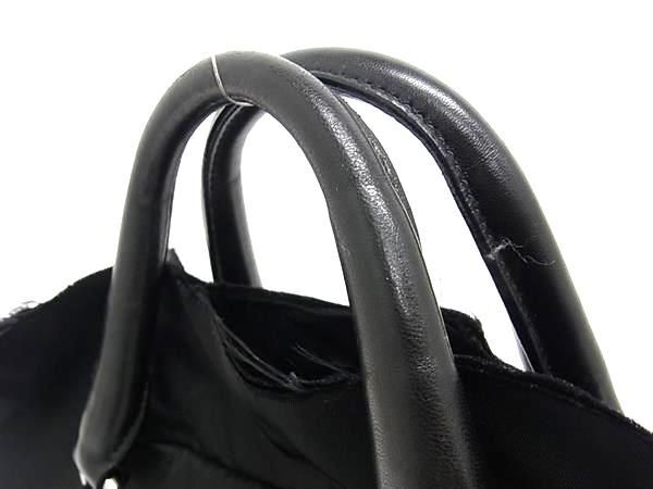 1円 ■美品■ PRADA プラダ テスートナイロン カデナ付き ハンドバッグ トートバッグ レディース ブラック系 AW3529_画像2