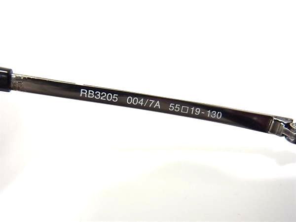 1 иен Ray-Ban RayBan RB3205 солнцезащитные очки очки очки мужской женский оттенок серебра BK0519