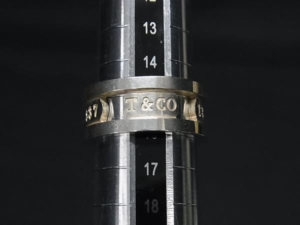 1円 ■美品■ TIFFANY＆Co ティファニー 1837 エレメント SV925 リング 指輪 アクセサリー 約16号 レディース シルバー系 AV8640の画像3