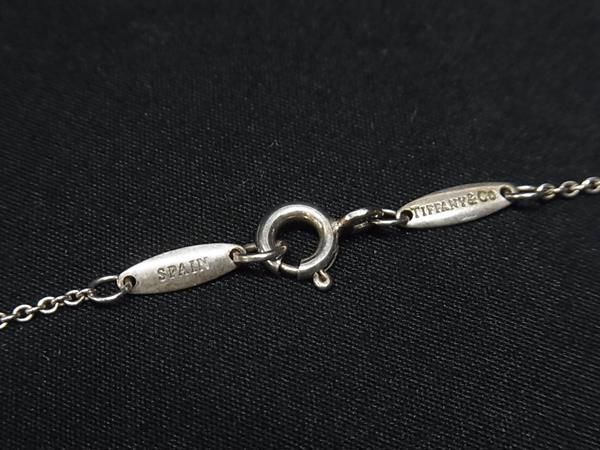 1円■美品■TIFFANY＆Co ティファニー エルサペレッティ バイザヤード 1P ダイヤモンド AG925 ネックレス アクセサリー シルバー系 AX4813_画像3