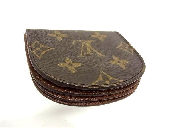 1円 ■極美品■ LOUIS VUITTON ルイヴィトン M61970 モノグラム ポルトモネ グゼ コインケース コインパース 小銭入れ ブラウン系 FA2238_画像2