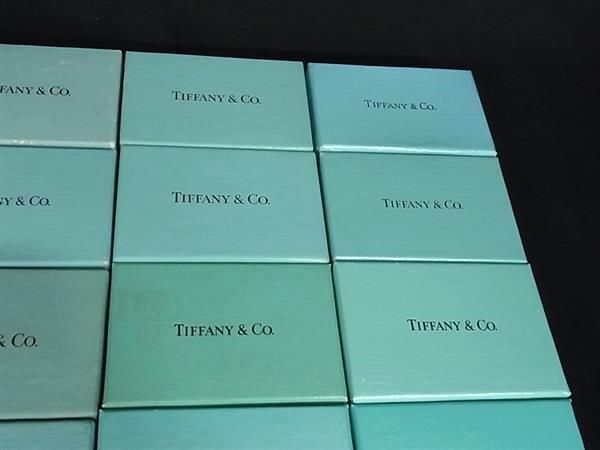 1円 ■美品〜■ TIFFANY＆Co ティファニー ボックス 箱 巾着 保存袋 アクセサリーケース 小物入れ 20点セット まとめ売り DA6561_画像3