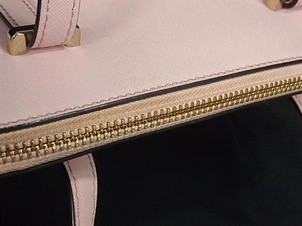 1円 ■極美品■ kate spade ケイトスペード PXRU4471 レザー 2WAY クロスボディ ショルダー ハンドバッグ トート ピンク系 FA3743_画像7