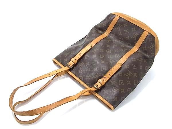 1円 LOUIS VUITTON ルイヴィトン M42236 モノグラム バケットGM バケツ型 ハンドバッグ ショルダー トート レディース ブラウン系 AW3498_画像3