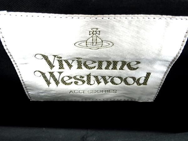 1円 ■極美品■ Vivienne Westwood ヴィヴィアンウエストウッド オーブ パテントレザー 2WAY ハンドバッグ ショルダー ブラック系 AY1395_画像6